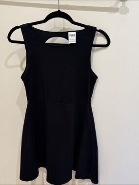 Open back little black sundress by Victoria’s Secret PINK